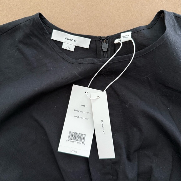 Vince Twist Knot Puff Sleeve Blouse NWT - Picture 7 of 8
